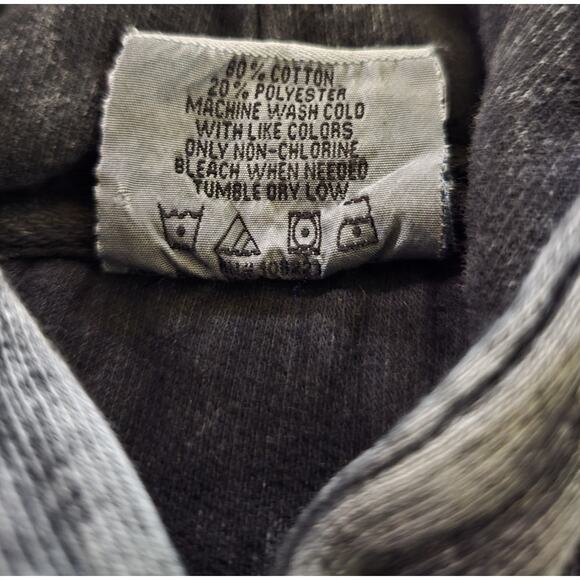 Chainsmokers Hooded Sweatshirt SZ M Marbled Gray Hoodie by Colortone - Picture 5 of 7